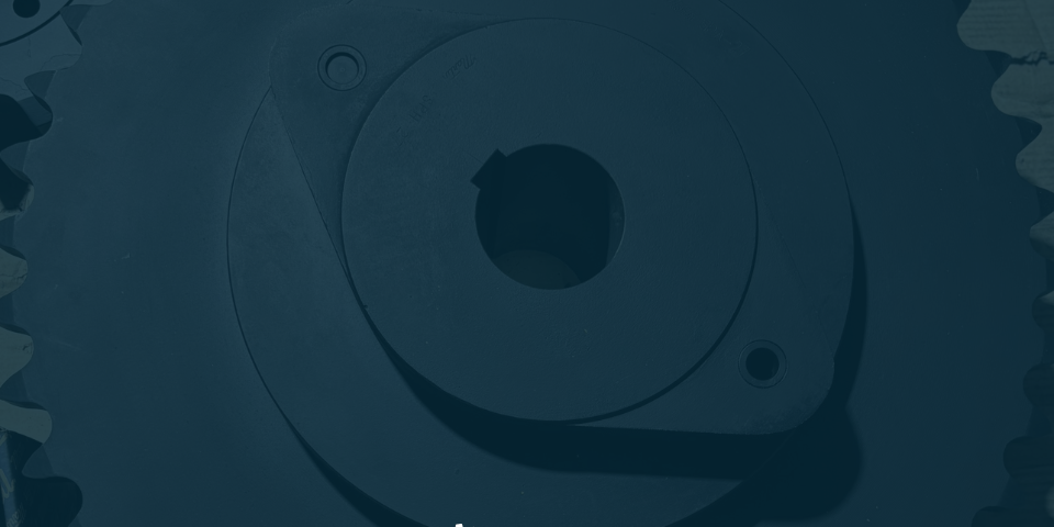 Roda dentada com pino cisalhante