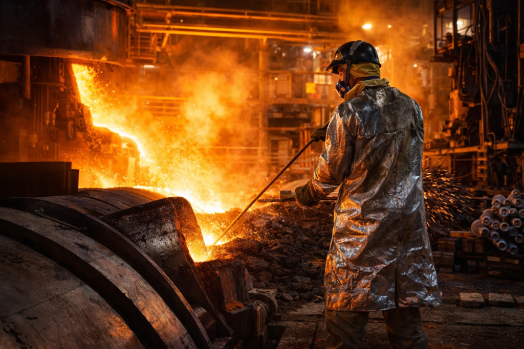 Acoplamento para indústria de siderurgia