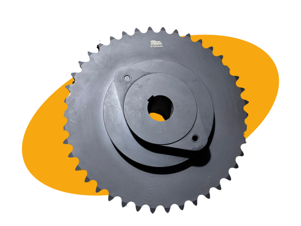 Roda dentada com Share Pin